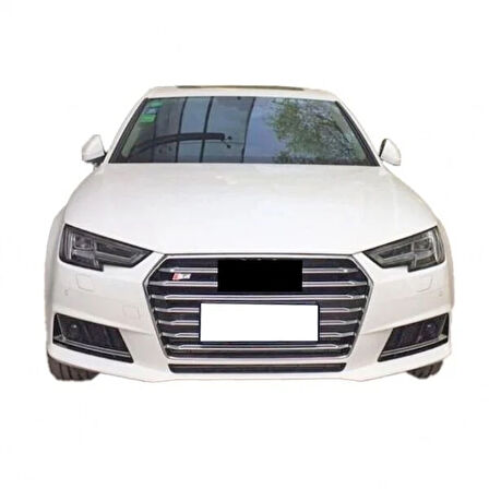 Audi A4 S4 2017-2019 Kromlu Siyah Panjur