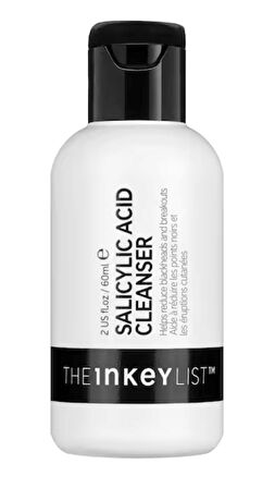  THE INKEY LIST Salicylic Acid Cleanser - Leke karşıtı temizleyici, Mini Format 60 ml 