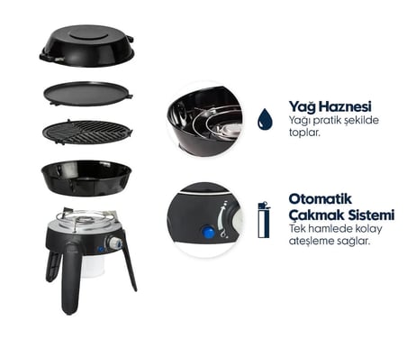 Cadac Safari Chef 30 HP Barbekü - Kartuşlu