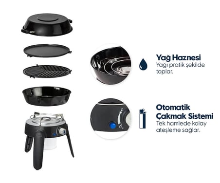 Cadac Safari Chef 30 HP Barbekü - Kartuşlu
