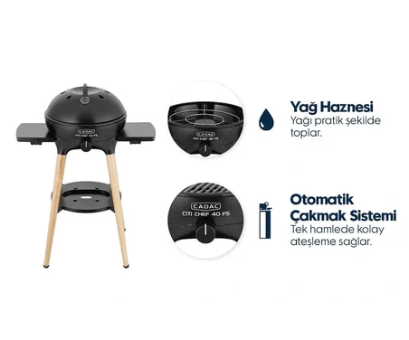 Cadac Safari Chef 30 HP Barbekü - Kartuşlu