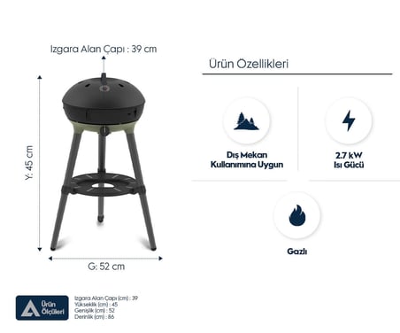 Cadac Carri Chef 40 Barbekü - Chef Pan