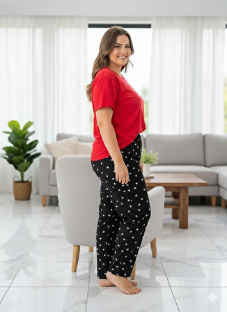 KADIN BÜYÜK BEDEN PİJAMA TAKIM