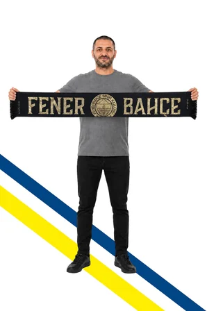 UNISEX GOLD FENERBAHÇE DOKUMA ATKI
