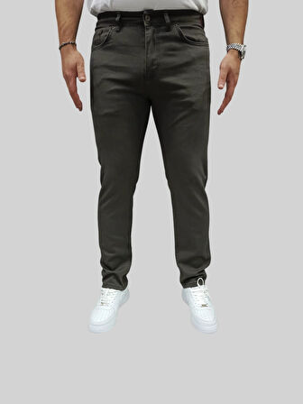 Erkek Enjoy Regular Fit Ligralı Koyu Gri Kot Pantolon
