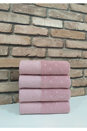 Heritage 4'lü Havlu Pembe