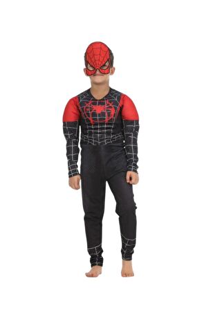 Spiderman Kaslı Çocuk Kostümü