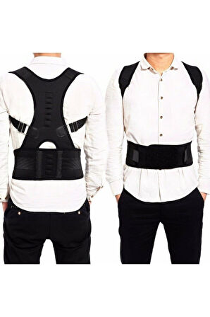 Dik Duruş Korsesi Bel Omuz Kamburluk Önleyici Sırt Kemeri Aparatı Spor Dik Durma Korsesi