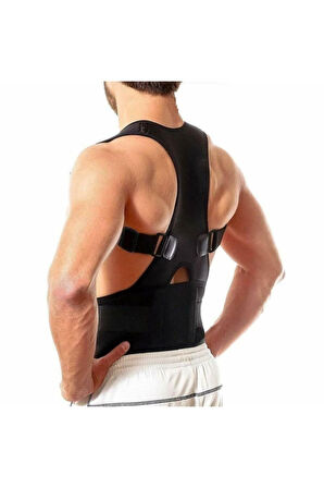 Dik Duruş Korsesi Bel Omuz Kamburluk Önleyici Sırt Kemeri Aparatı Spor Dik Durma Korsesi
