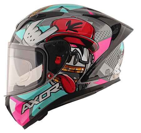 Axor Street Hiphop Kask Black Pink