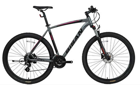 Bisan MTX7300 26 Jant 24 Vites 39.5 CM Dağ Bisikleti Gri - Pembe