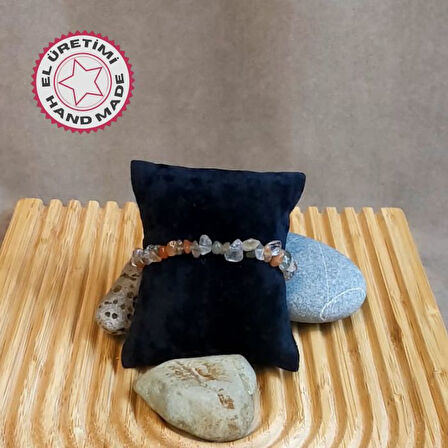 Uretti - Özlem 9422 9977 El Yapımı Akik Doğal Taş Kadın Bileklik