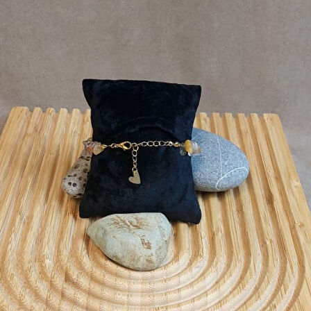 Uretti - Özlem 9422 9977 El Yapımı Akik Doğal Taş Kadın Bileklik