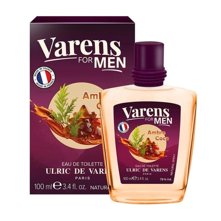 2 ADET Ulric De Varens Ambre Coca EDT Erkek Parfüm 100 ml