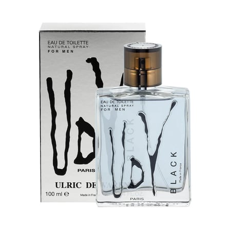 3 ADET Ulric De Varens Black EDT Erkek Parfüm 100 ml