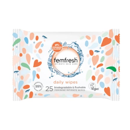 3 ADET Femfresh İntim Mendili 25'li