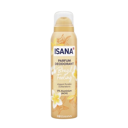 3 ADET Isana Brazil Feeling Deo Parfüm Sprey 150 ml