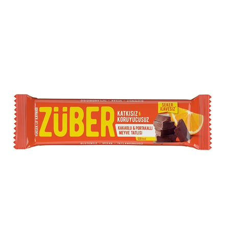 4 ADET Zuber Kakaolu & Portakallı 40 gr
