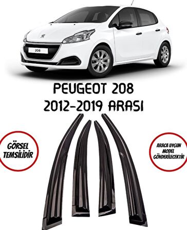 Balp Peugeot 208 Cam Rüzgarlığı 4lü 2012-2019 Arası