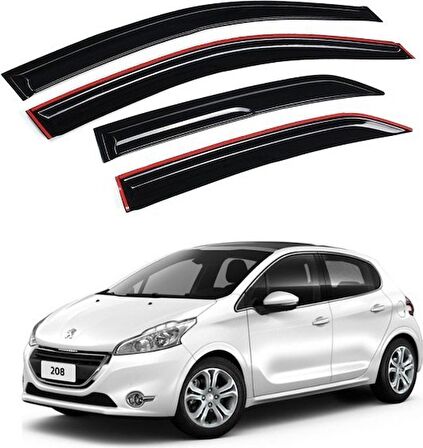 Balp Peugeot 208 Cam Rüzgarlığı 4lü 2012-2019 Arası