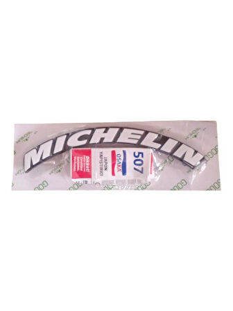 Lastik Yanak Yazısı MICHELIN BEYAZ 3D