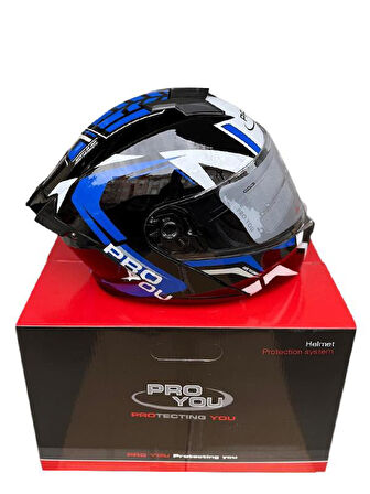 ÇENE AÇILIR VİZÖRLÜ KASK PRO YOU #
