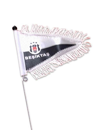 Bayrak ve Direği Siyah - Beyaz