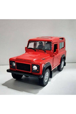 Land Rover Diecast Model Araba Kırmızı