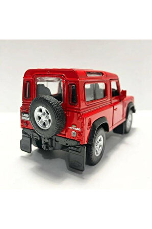 Land Rover Diecast Model Araba Kırmızı