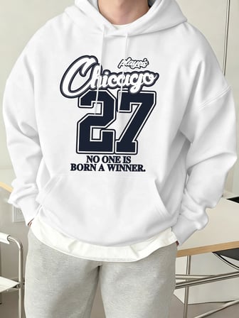 Chicago Oyuncuları Numarası 27 Baskılar Erkekler Hoody Yumuşak Polar Tişörtü Hip Hop Sokak Gi