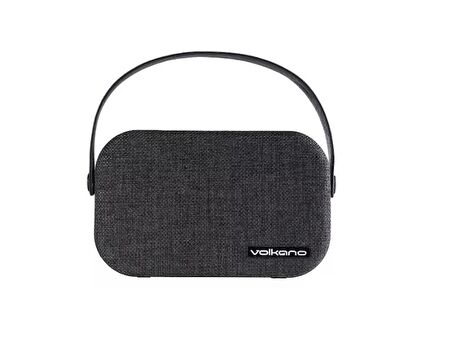 Volkano Fabric Series Kablosuz Bluetooth Hoparlör Koyu Gri VK-3020-GRD