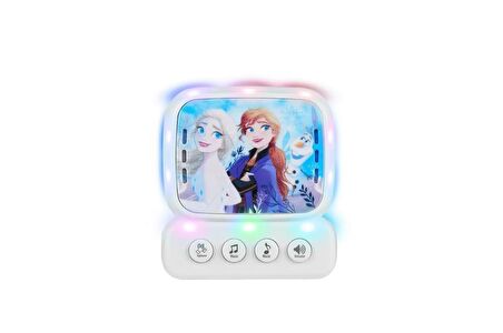 Disney Frozen Karlar Ülkesi Mini Karaoke Mikrofon Seti Işıklı Kemer Kancalı Lisanslı Mikrofonlu DY-3650-FR