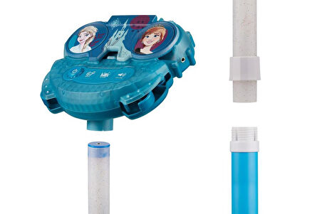 Disney Frozen Karlar Ülkesi Ayaklı Çift Mikrofon Seti Karaokeli Işıklı Lisanslı 2 mikrofonlu DY-6073-FRA