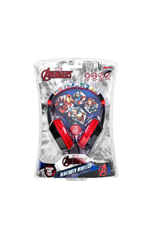 Bluetooth Kulaklık Marvel Avengers Mikrofonlu Kablosuz Çocuk Kulaklığı Lisanslı MV-9938-AG