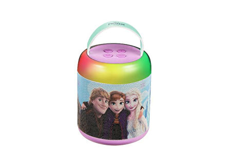 Disney Frozen Bluetooth Hoparlör ve Mikrofon Kablosuz Mini Karaoke Seti Mikrofonlu