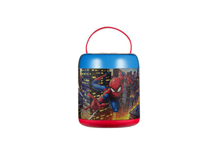 Marvel Spıder-Man Bluetooth Hoparlör ve Mikrofon Kablosuz Marvel Spıderman Karaoke Seti Mikrofonlu