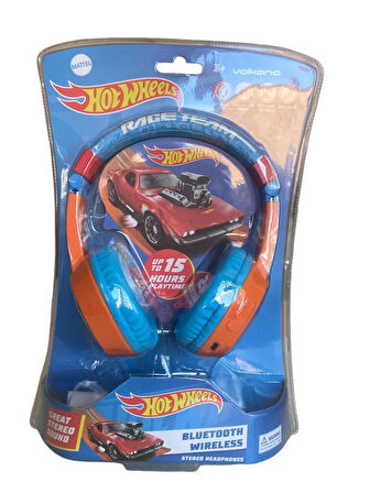 Hot Wheels  Bluetooth Kulaklık Mikrofonlu Kablosuz Çocuk Kulaklığı Lisanslı MT-9938-HW