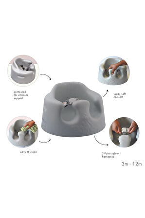 Floor Seat , 03-12 Aylık Bebekler Için Koltuk (PUDRA PEMBE)