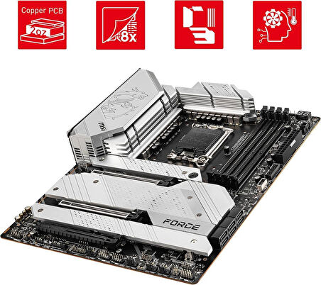 MSI Mpg Z690 Force Wi-Fi Intel LGA1700 DDR5 ATX Anakart - Teşhir