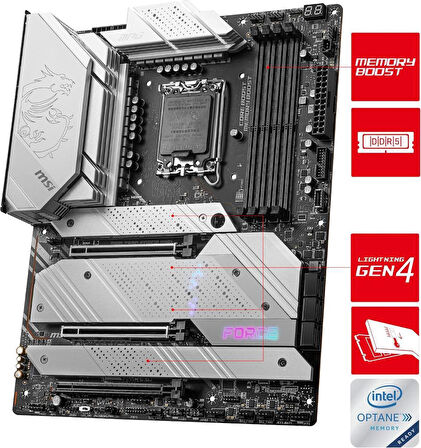 MSI Mpg Z690 Force Wi-Fi Intel LGA1700 DDR5 ATX Anakart - Teşhir