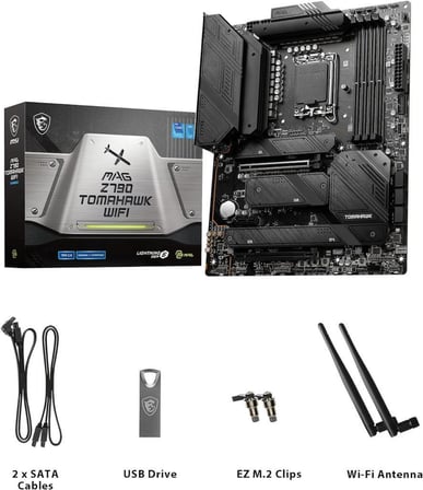 MSI Mag Z790 Tomahawk Wi-Fi Intel LGA1700 DDR5 ATX Anakart - TEŞHİR
