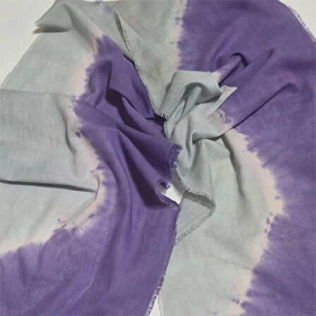 İnce Pamuklu Fular , Batik boyalı ,  Hediyelik Şık Fular, El Yapımı, Moli Tasarım, 60100118055