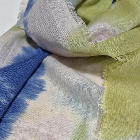 Pamuklu Fular , Batik Boyalı , Hediyelik Şık Fular, El Yapımı, Moli tasarım