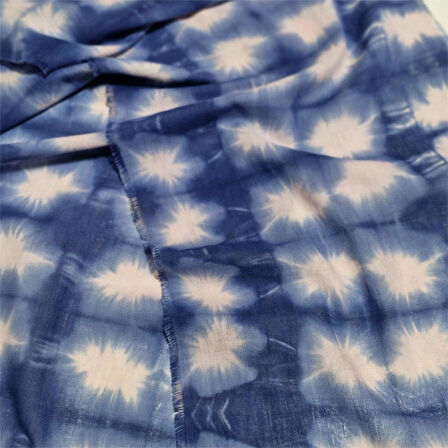 Pamuklu Fular , Batik Boyalı , Hediyelik Şık Fular, El Yapımı, Moli tasarım