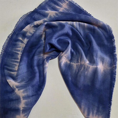 Kare Pamuklu Bandana, El Boyaması Batik Bandana, El Yapımı, Hediyelik, Moli Tasarım