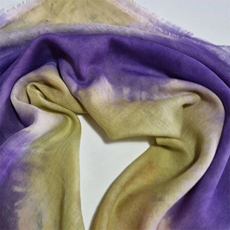 Kare Pamuklu Bandana, El Boyaması Batik Bandana, El Yapımı, Hediyelik, Moli Tasarım