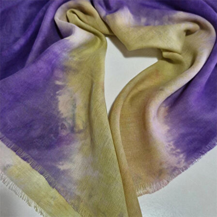 Kare Pamuklu Bandana, El Boyaması Batik Bandana, El Yapımı, Hediyelik, Moli Tasarım