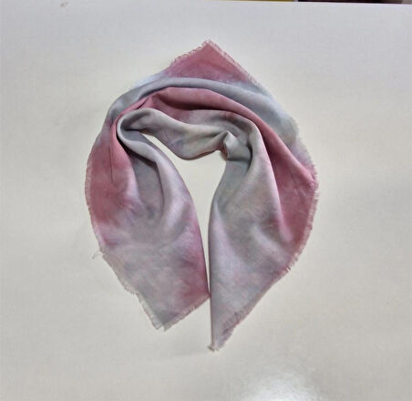Kare Pamuklu Bandana, El Boyaması Batik Bandana, El Yapımı, Hediyelik, Moli Tasarım