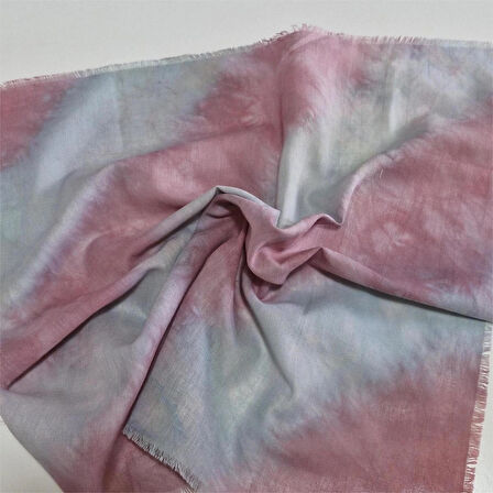 Kare Pamuklu Bandana, El Boyaması Batik Bandana, El Yapımı, Hediyelik, Moli Tasarım