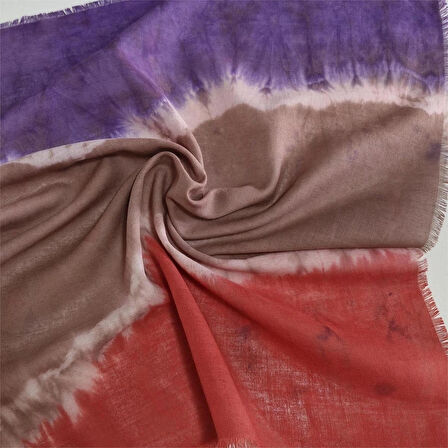 Kare Pamuklu Bandana, El Boyaması Batik Bandana, El Yapımı, Hediyelik, Moli Tasarım